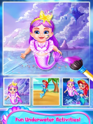 Baby Mermaid Princess Dress up Image