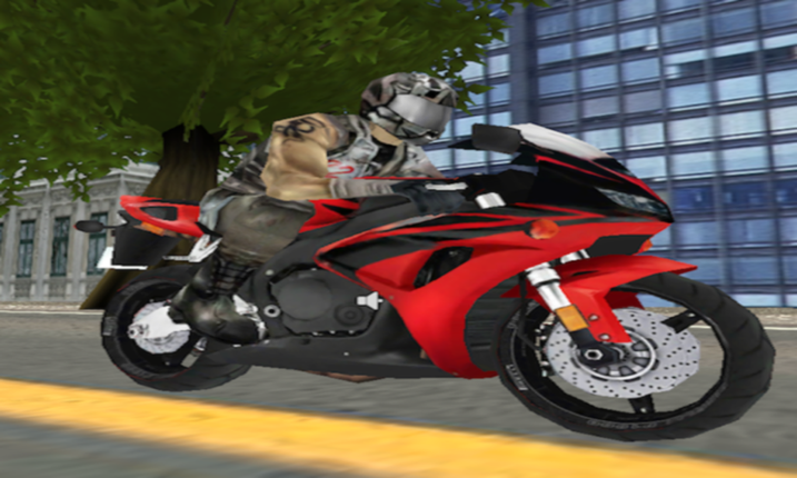 Extreme Biking 3D Motor Biker Speed Lane Road Race Image