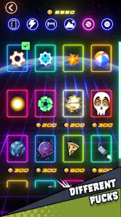 Air Hockey Glow HD Ultimate 2D screenshot