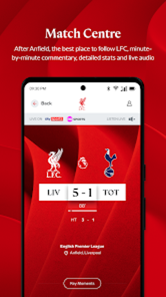 The Official Liverpool FC App Image
