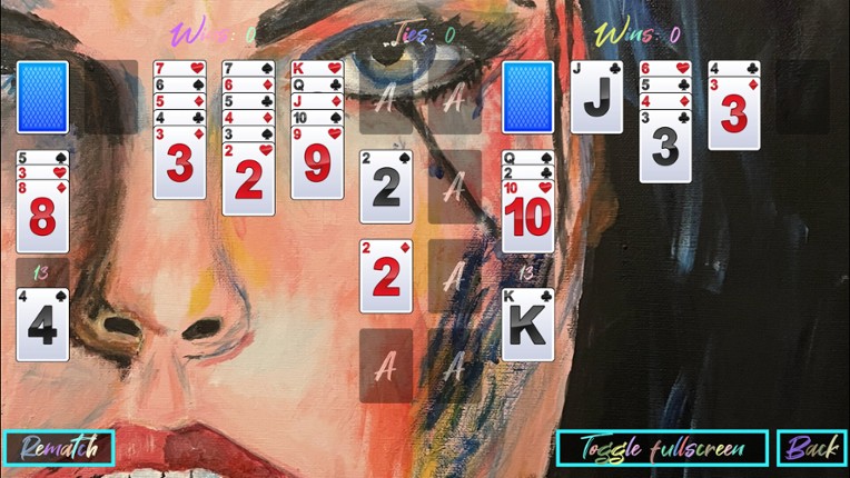 Gudrun's Solitaire Duel screenshot