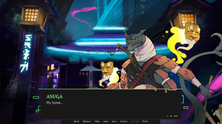 Kamigawa: A Visual Novel screenshot