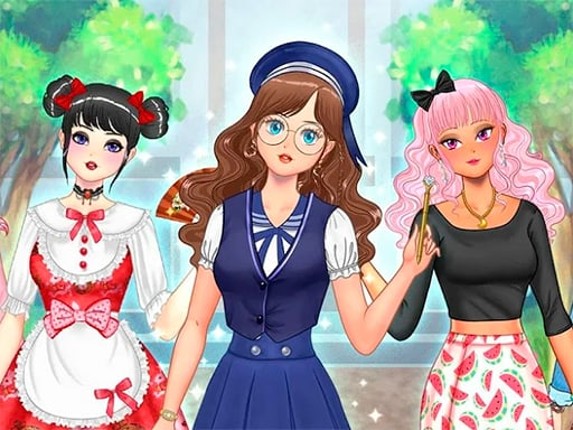 Kawaii High School Teacher Dress Up Image