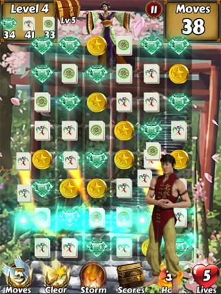 Mahjong Match Adventure World: Swipe jewels and match mahjong tiles! screenshot