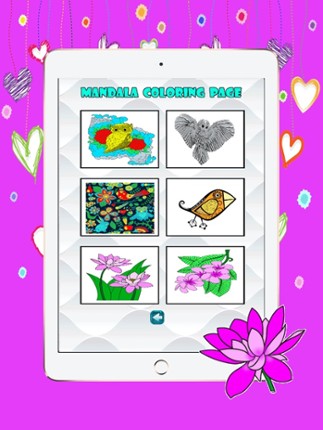 Mandala Coloring Page For Adult : Best Colors Therapy Stress Relieving Book Free screenshot