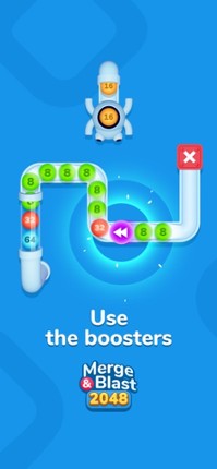 Merge &amp; Blast 2048 - shooting screenshot