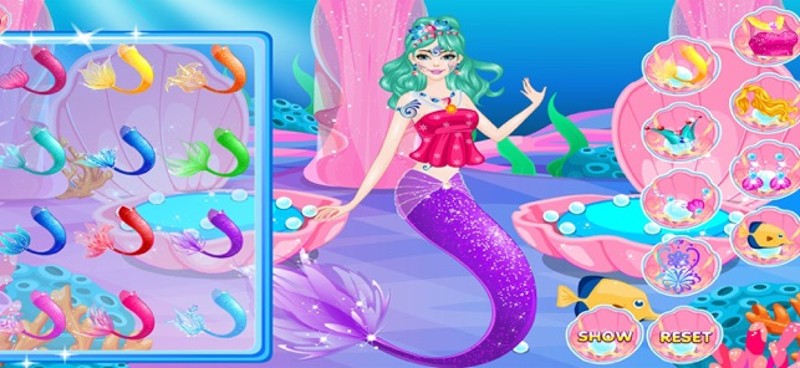 Mermaid Games, Dressing & Hair Image