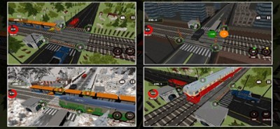 Railroad Crossing Train Sim 3D Image