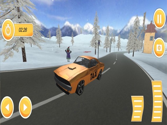 Snow Taxi Driving Simulator screenshot