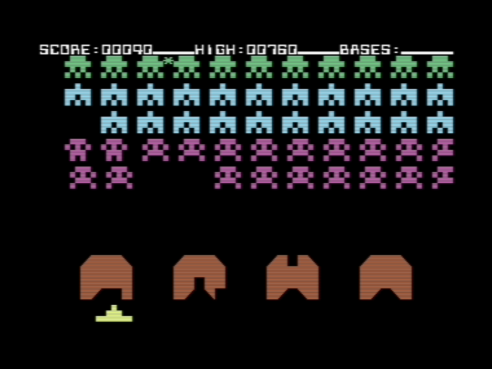 Games like Space Invaders 2 (C64)