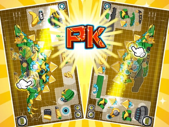 Steel Dino Toy: Mechanic Stegosaurus-2 player game screenshot
