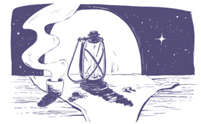 Your Lantern Burns With Borrowed Light Image