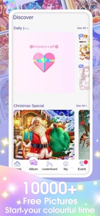 Color by Number : Calm Art Image