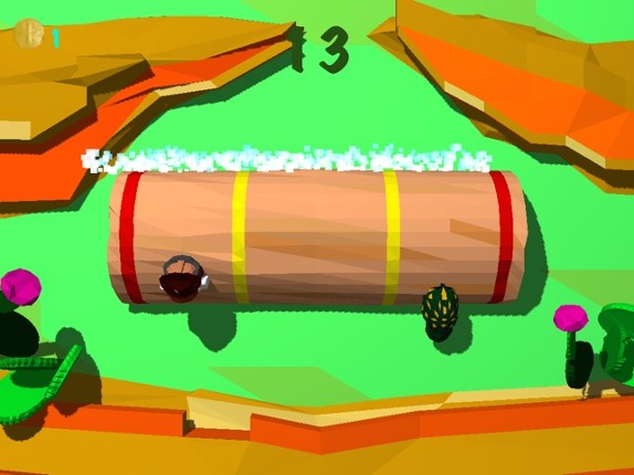Froggy Log - Endless Arcade Log Rolling Simulator and Lumberjack Game Stay Dry and Dont Fall In The Water! screenshot
