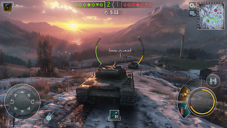 Tank Force: Battle Tanks Games screenshot