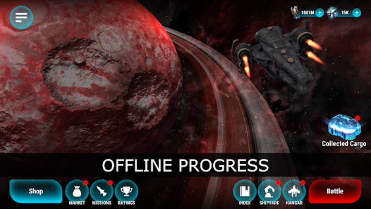 Stellar Wind Idle: Space RPG screenshot