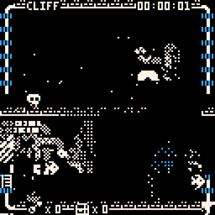 The Pixel Maze: 1-bit Adventure Game Image
