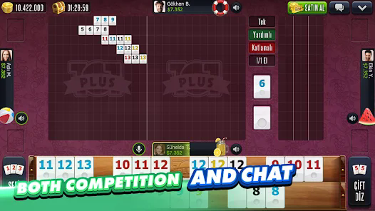 101 Okey Plus Rummy Board Game screenshot