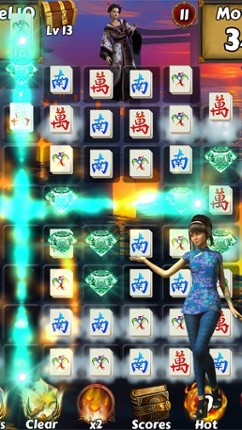 Mahjong Match Adventure World: Swipe jewels and match mahjong tiles! screenshot