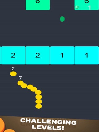 Snake Dash Color Blocks screenshot