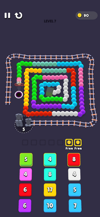 Zuma Pixel Flow screenshot