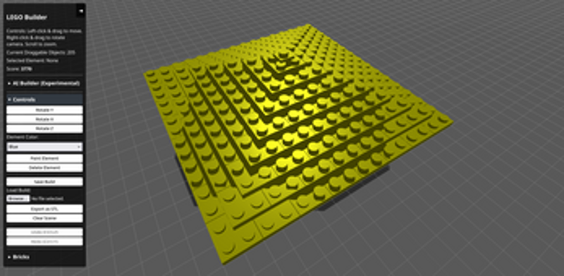 AI LEGO Builder screenshot