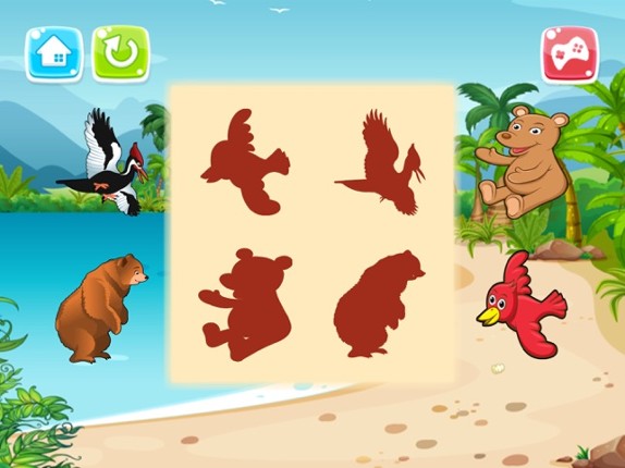 Animals Puzzle - Shadow And Shape Puzzles For Kids screenshot
