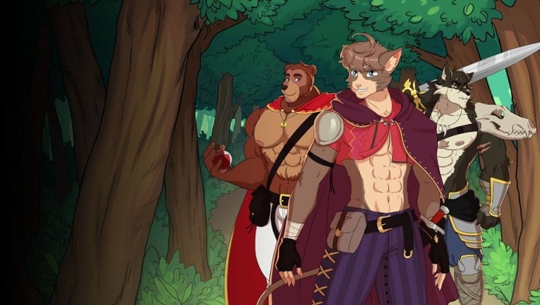 Burrow of the Fallen Bear: A Gay Furry Visual Novel screenshot
