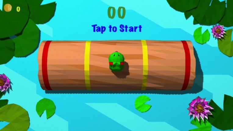 Froggy Log - Endless Arcade Log Rolling Simulator and Lumberjack Game Stay Dry and Dont Fall In The Water! screenshot