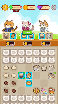 Merge Meow Cafe : Coffee cat screenshot