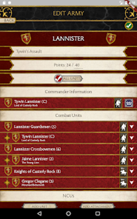 War Council screenshot