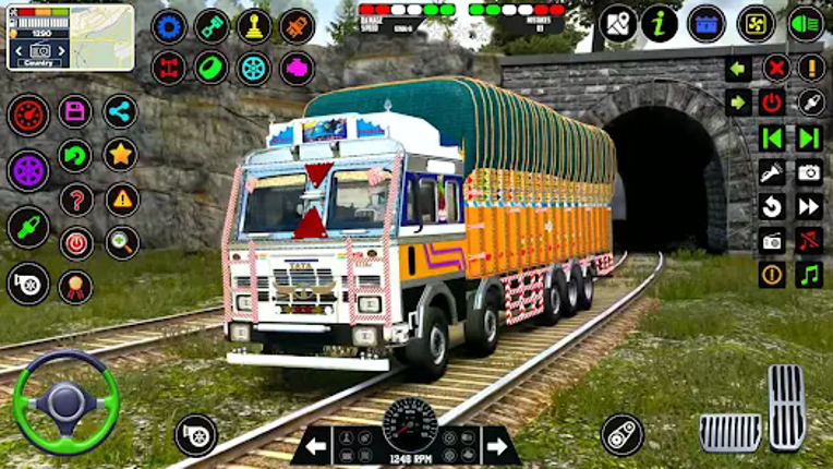 Indian Cargo Truck Sim Game 3D screenshot
