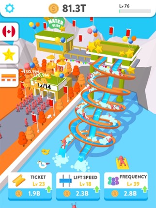 Idle Water Slide Image