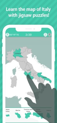 Italy Map Puzzle Image