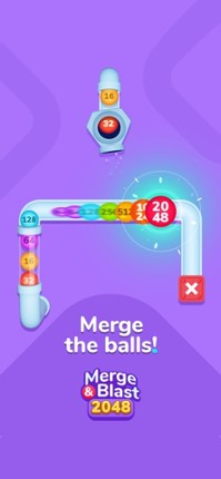 Merge &amp; Blast 2048 - shooting screenshot