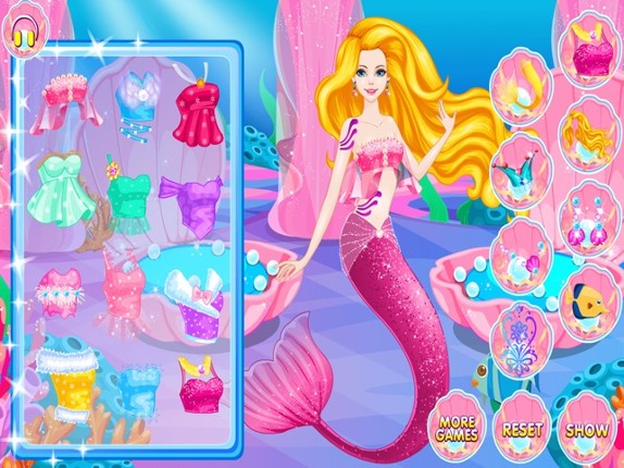 Mermaid Games, Dressing & Hair screenshot