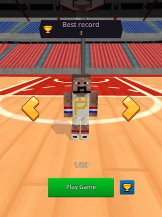 Pixel Basketball 3D screenshot