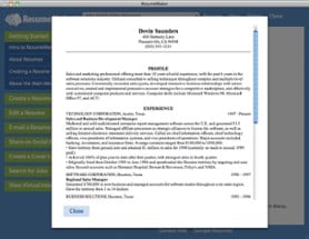 Resume Maker® for Mac Image