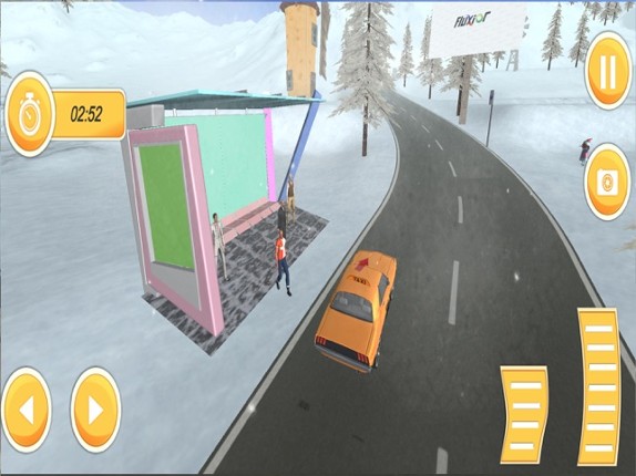 Snow Taxi Driving Simulator screenshot