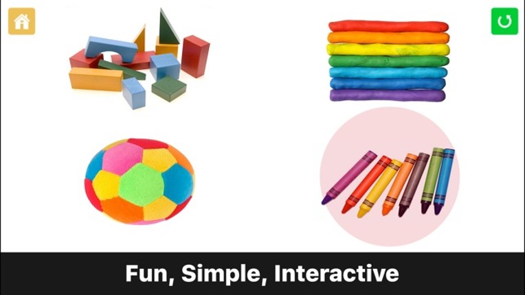 Toddler Games - Learn First Words with Photo Touch screenshot
