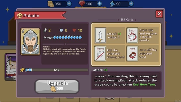 Brave Hero:Puzzle Dungeon Card screenshot