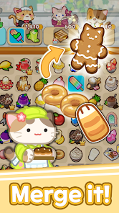 Merge Meow Cafe : Coffee cat screenshot