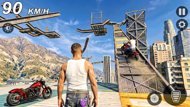 Indian Bike Driving Moto City Image