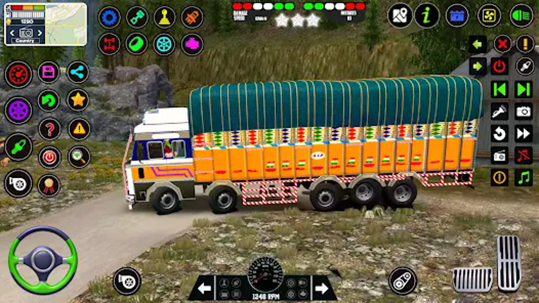 Indian Cargo Truck Sim Game 3D screenshot