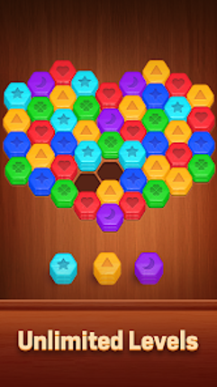 Wood Hexa - Color Sort Puzzle screenshot