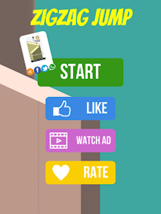 Tap for Fun: Zigzag Jump Image