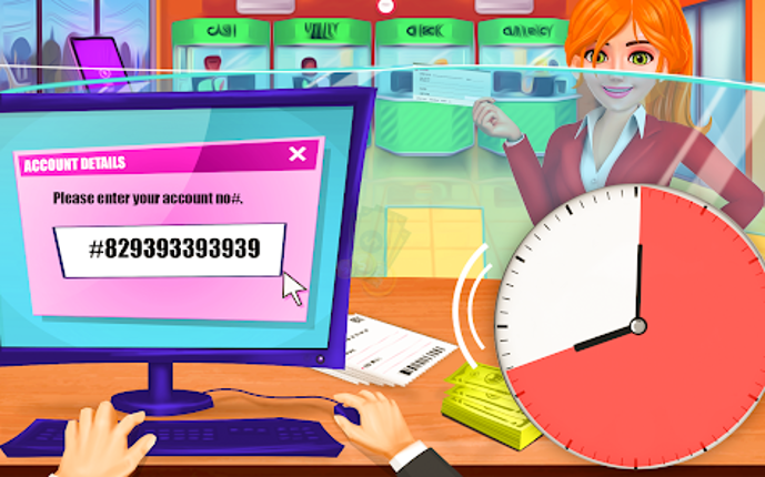 Bank Cashier and ATM Simulator screenshot