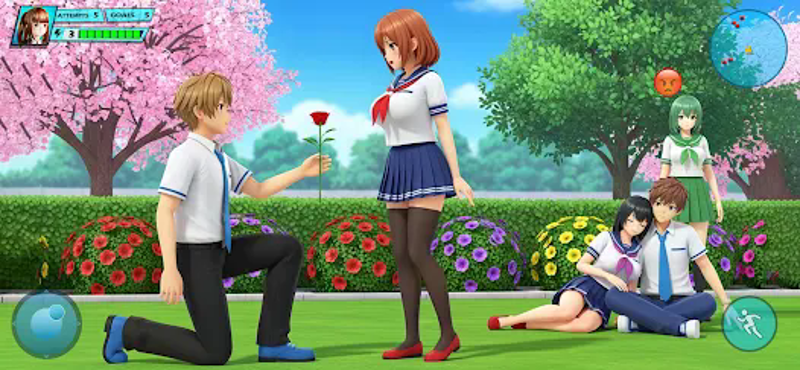 School Love Life: Anime Games screenshot