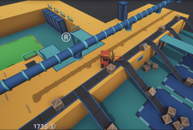 Box Stack: A Forklift Game Image