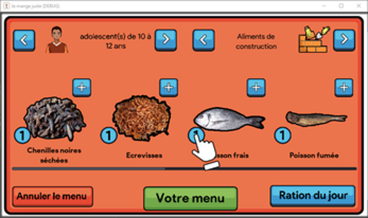 Je Mange Juste screenshot